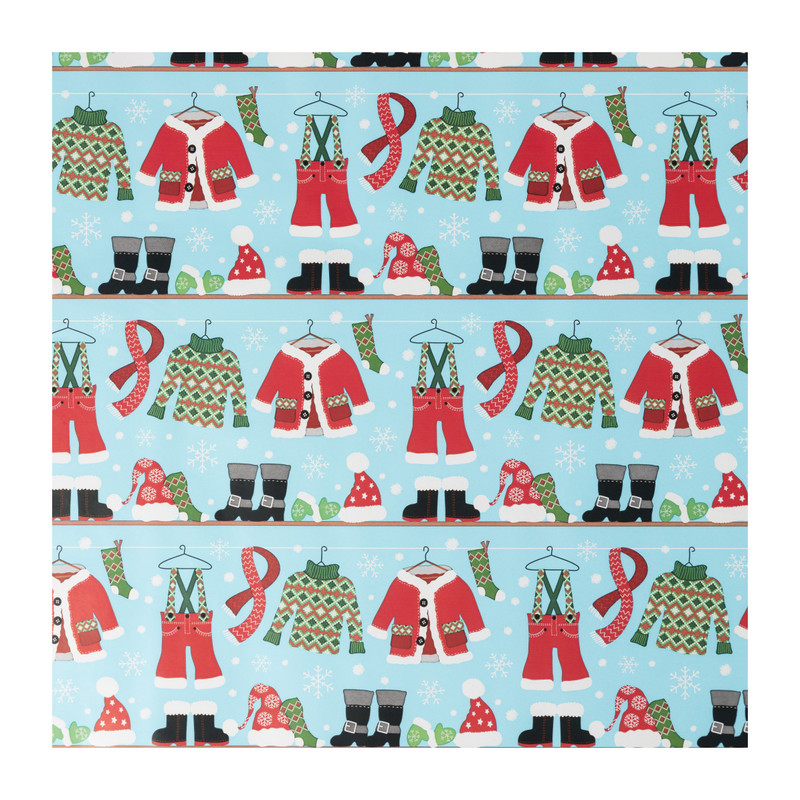 Kerstpapier - diverse varianten - 70x200 cm 