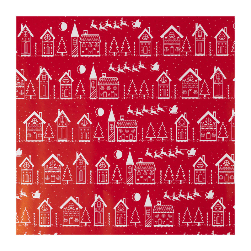 Kerstpapier - diverse varianten - 70x200 cm 