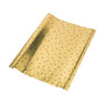 Kerst inpakpapier ster - goud - 70x200 cm