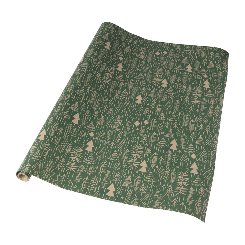 Kerst inpakpapier kraft - diverse varianten - 70x200 cm