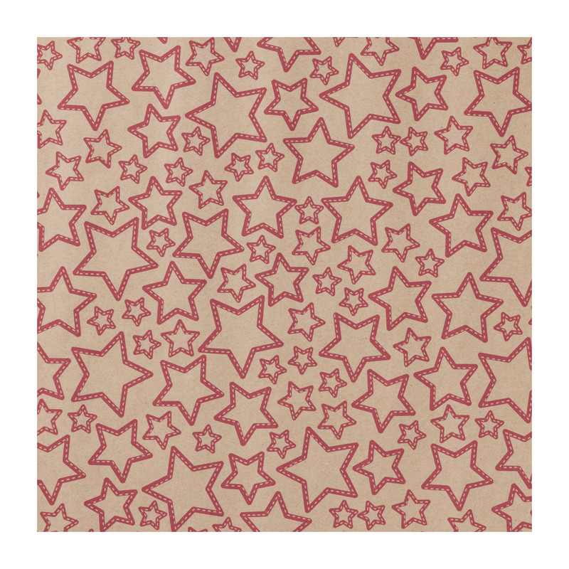 Kerst inpakpapier kraft - diverse varianten - 70x200 cm