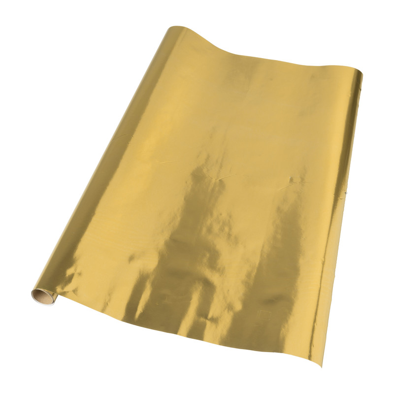 Kerst inpakpapier hotstamp - inclusief tags - 70x10.5x3.5 cm