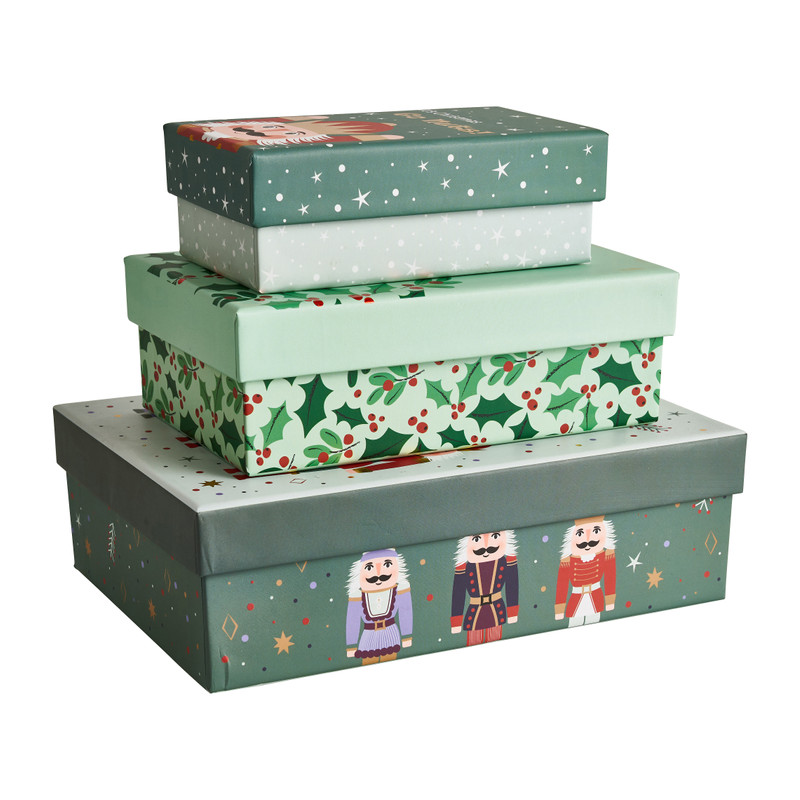 Cadeaudoos - notenkraker - 12x7x4 cm 