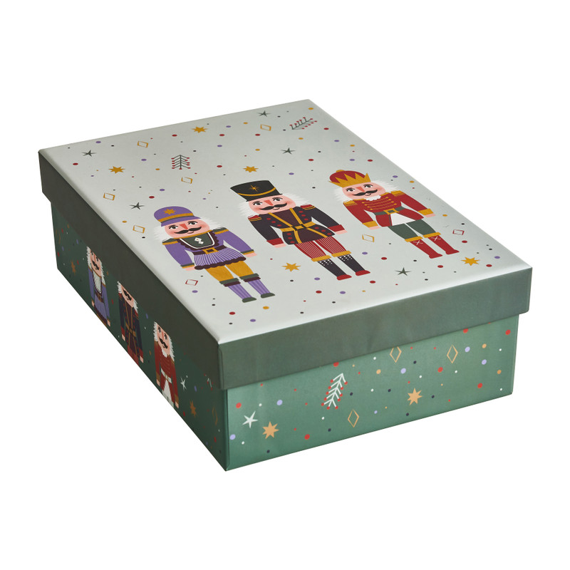 Cadeaudoos - notenkraker - 20x14x6 cm 