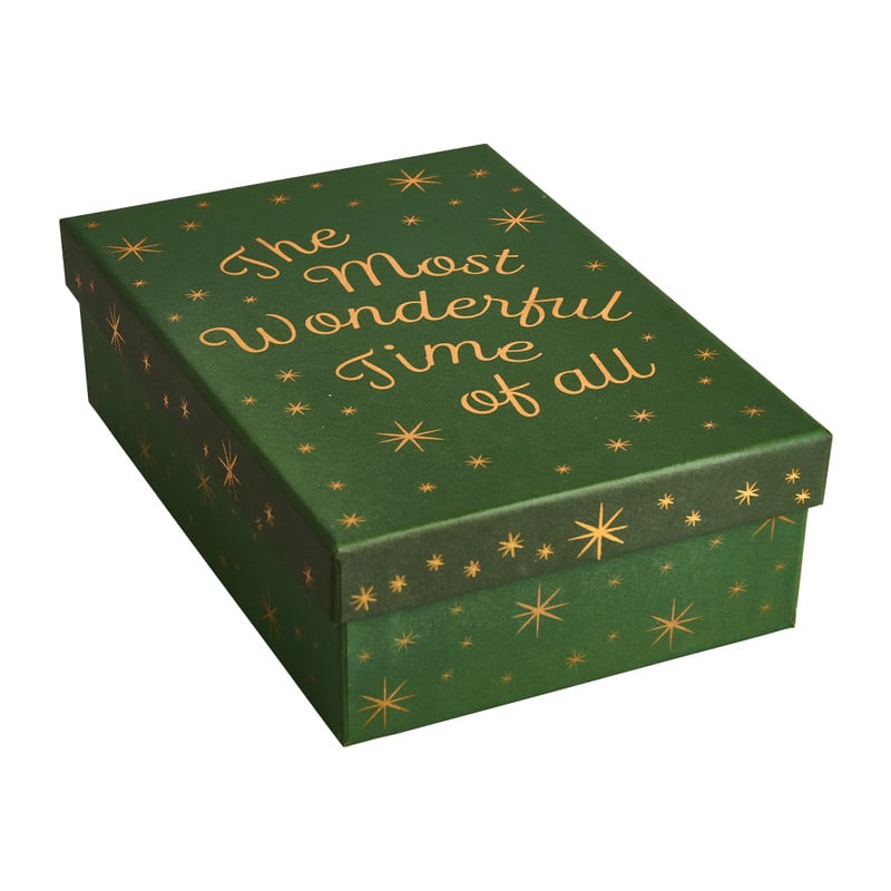 Cadeaudoos - merry christmas - 20x14x6 cm 