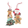 Hang tags kerst - multikleur - set van 8