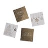 Kerstcadeau tags - goud - set van 24