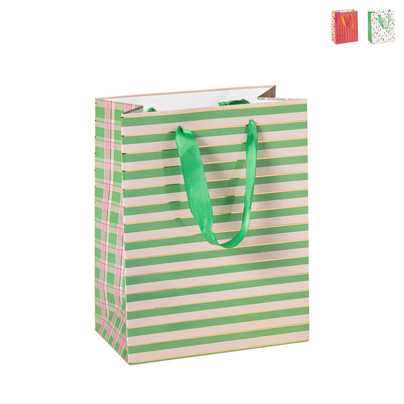 Cadeautas holly jolly maat M - diverse varianten