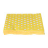 Servetten dots - geel - 33x33 cm
