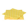 Servetten dots - geel - 33x33 cm