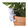 Pothanger konijn - diverse kleuren - 9.5x10x7.5 cm