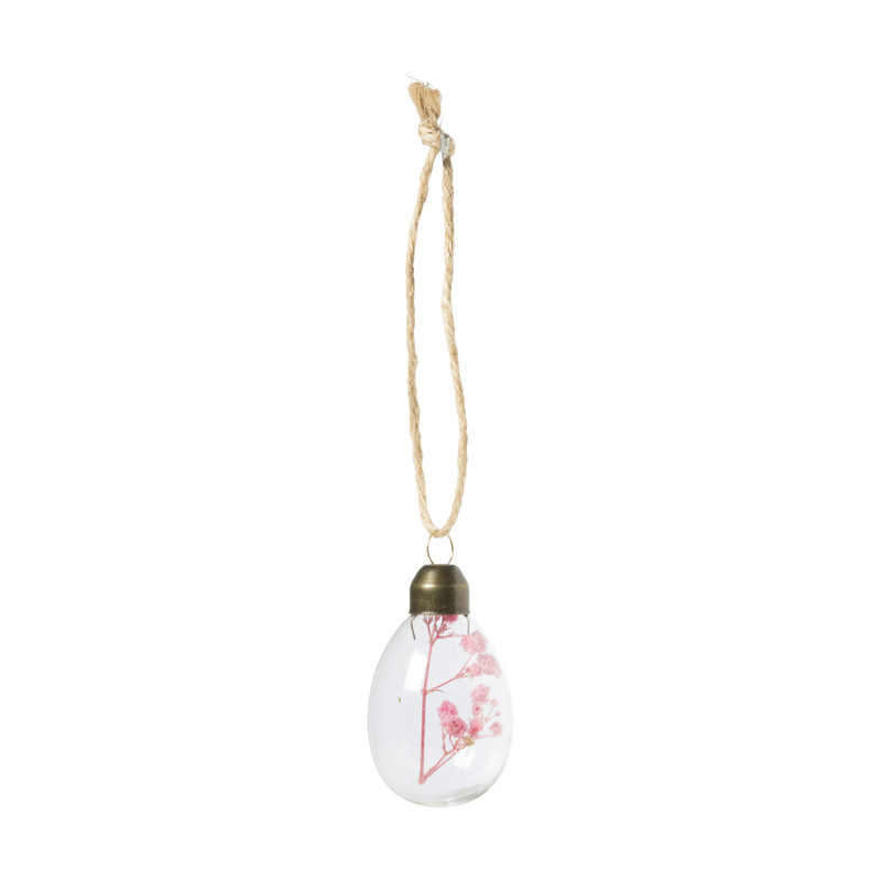 Koker paashanger ei droogbloem - set van 8 - ø3.7x42.5 cm