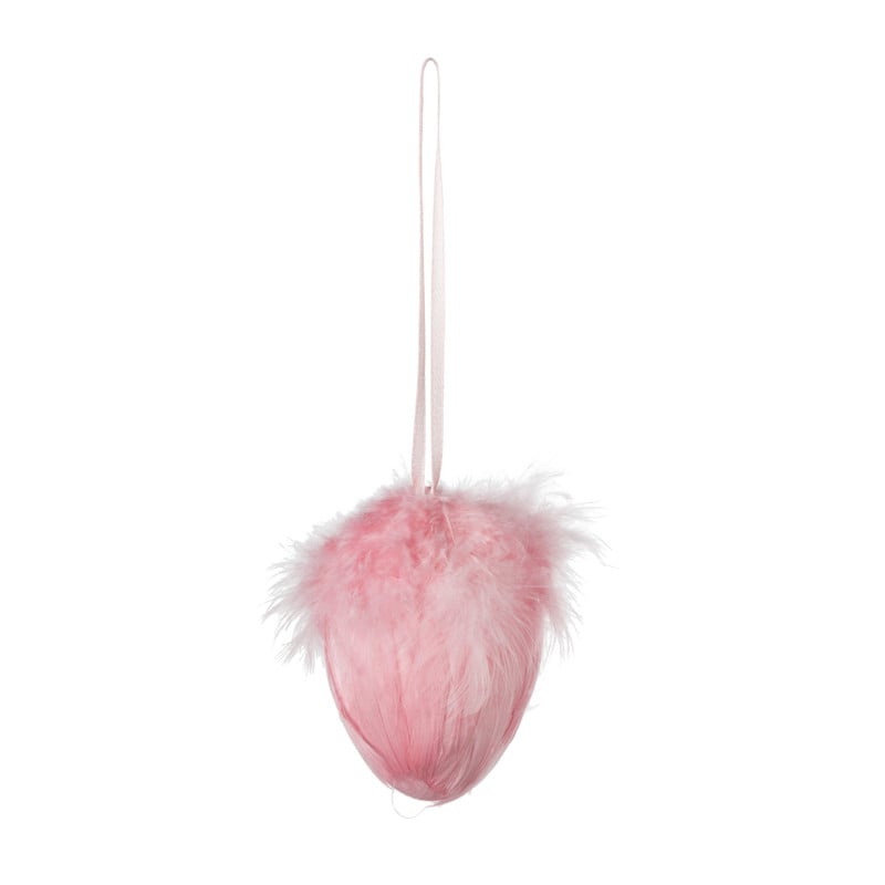 Paashanger ei veer klein - diverse kleuren - ø4x7 cm