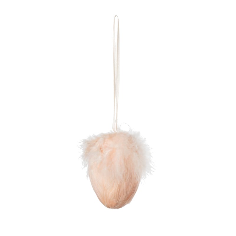 Paashanger ei veer klein - diverse kleuren - ø4x7 cm