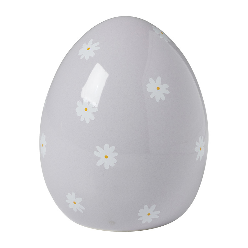 Ei groot - diverse kleuren - ø10x12 cm