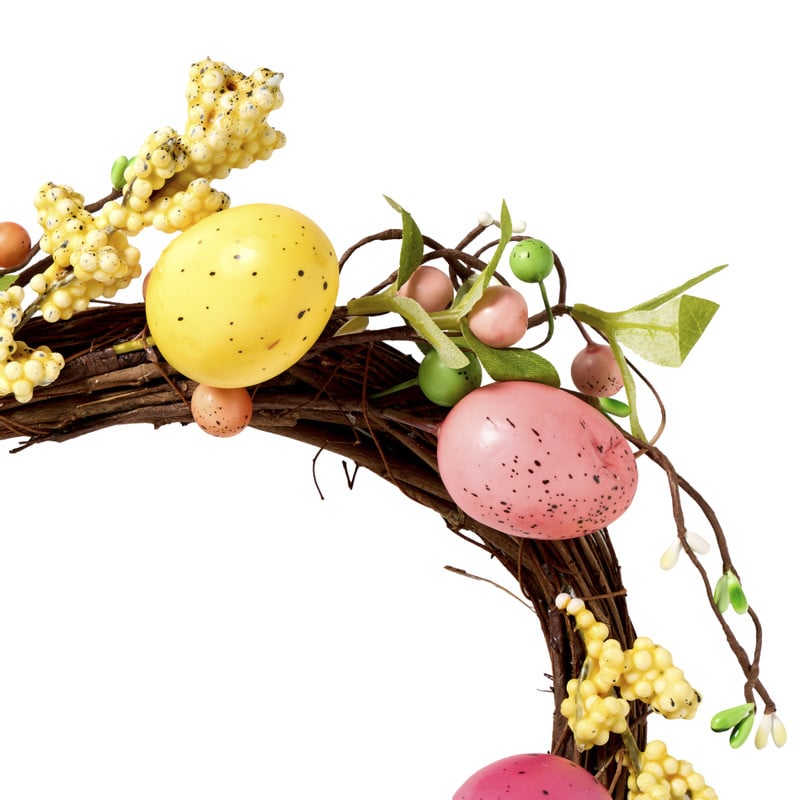 Paaskrans met eieren - ø31 cm