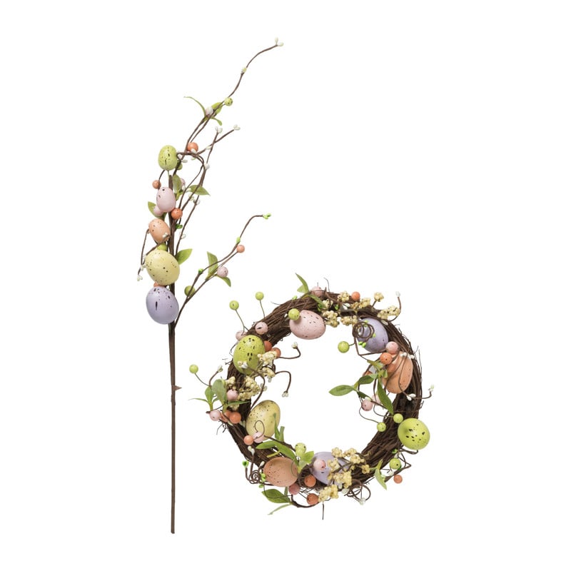 Paaskrans met eieren - ø31 cm