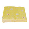 Servet bloem - geel/oranje - set van 12 - 33x33 cm 