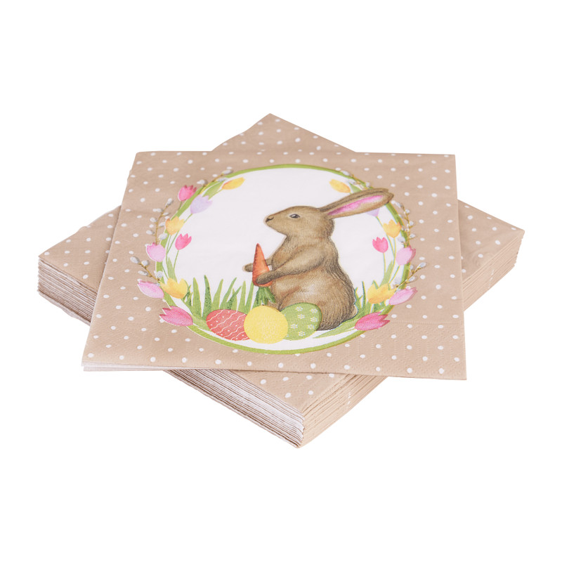 Servetten mr rabbit - konijn met wortel