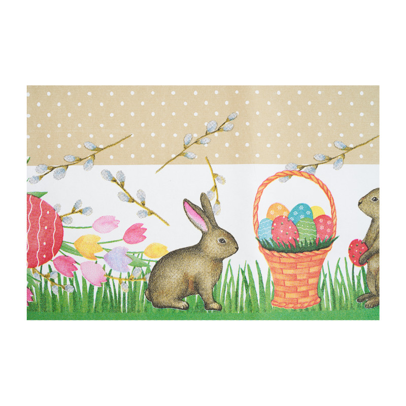 Tafelkleed Mr. Rabbit - slipover - 84x84 cm