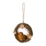 Hanger vogelnestje klein - diverse varianten - ø10 cm