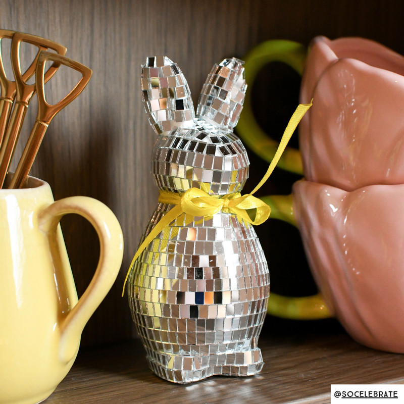 Disco paashaas - ø6.5x15 cm