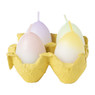 Kaars eieren dip dye - set van 4 - ø6.5x8m
