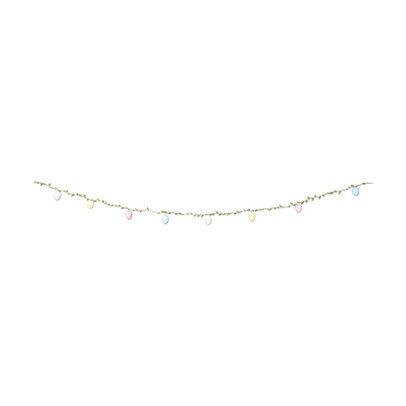 Lichtslinger paaseieren - multikleur - 15 LED - 170 cm