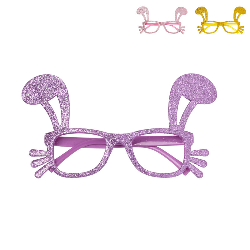 Paasbril - diverse varianten - 10x16.5 cm