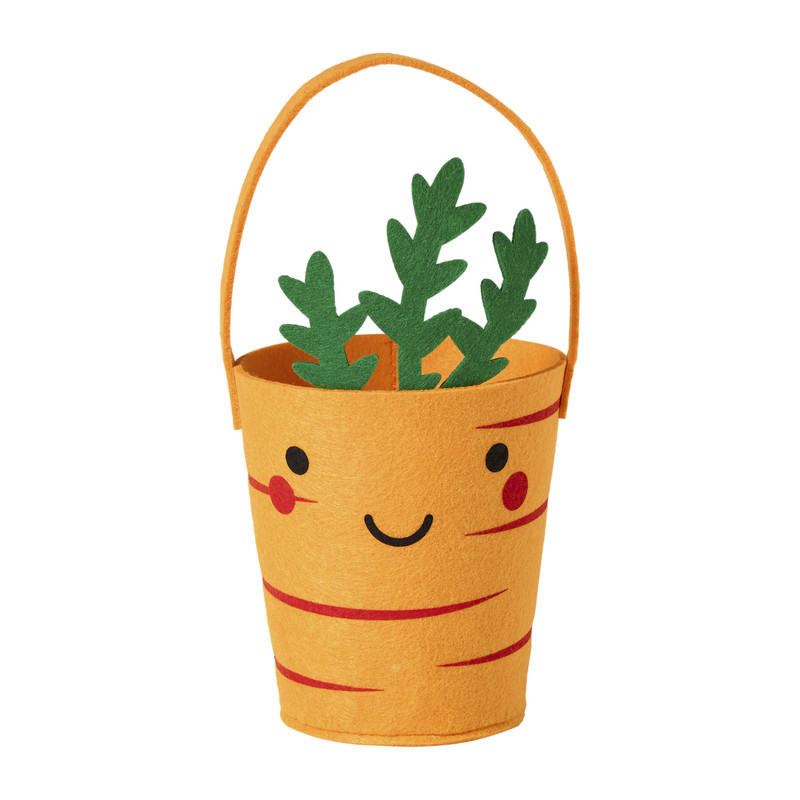 Paasmandje haas - vilt - diverse varianten