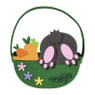 Paasmandje haas - vilt - diverse varianten