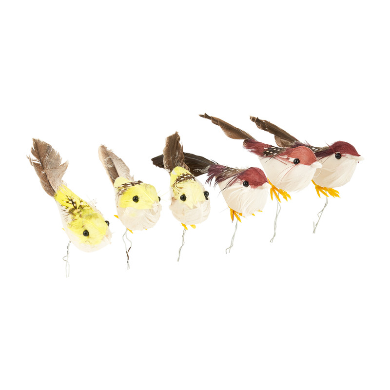 Vogels Pasen - 6 stuks