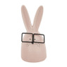 Paaskonijn met bril - roze - 15 cm 