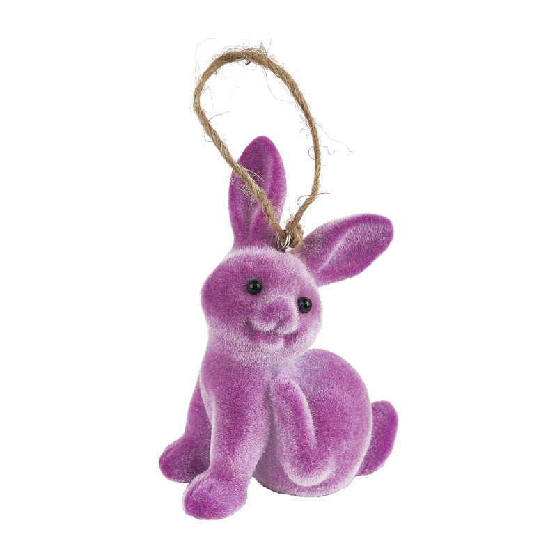 Paashaas hanger - diverse kleuren - 8 cm 