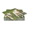 Servetten schaap in het gras  - 16.5x16.5 cm - set van 20