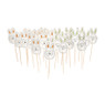 Caketopper paaskonijntje - 24 stuks