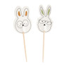 Caketopper paaskonijntje - 24 stuks