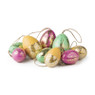 Decoratie eieren - glitter en goud - set van 9