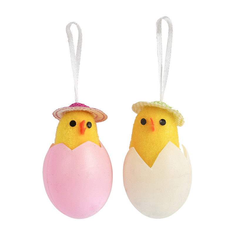 Paaseitjes met hanglus - 2 stuks
