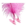Veren met clipjes - roze - 2 stuks