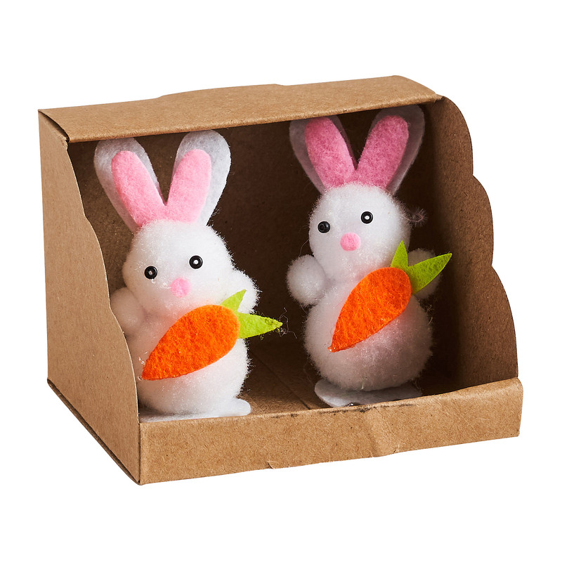 Paasdeco in doosje - diverse soorten - 8x7x6 cm