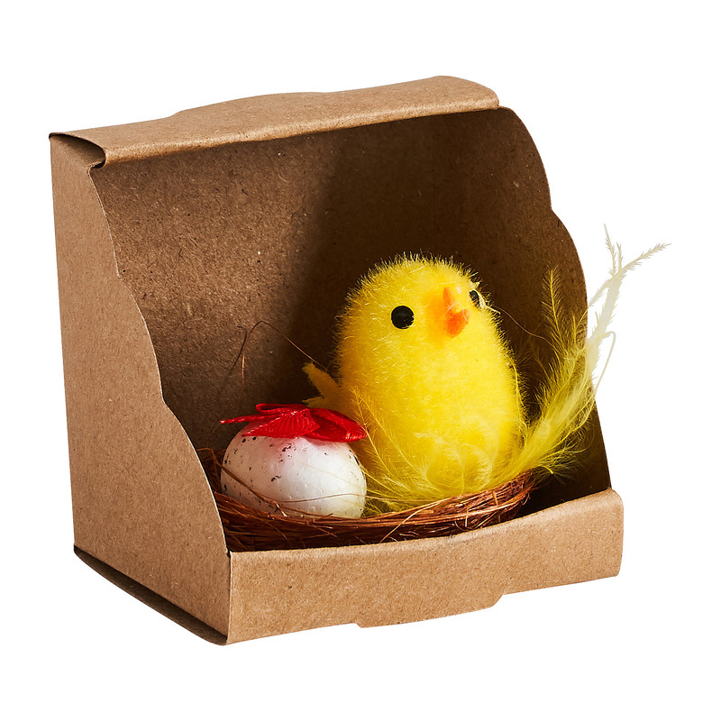 Paasdeco in doosje - diverse soorten - 6x5x6 cm