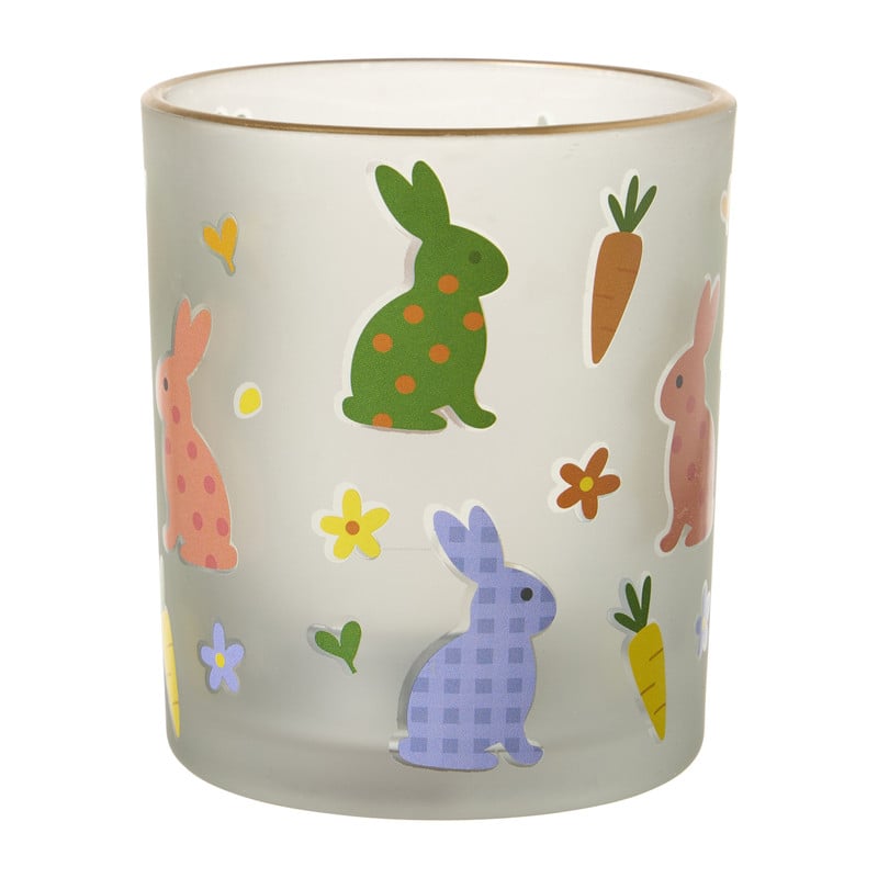 Waxinelichthouder konijn - multikleur - diverse varianten