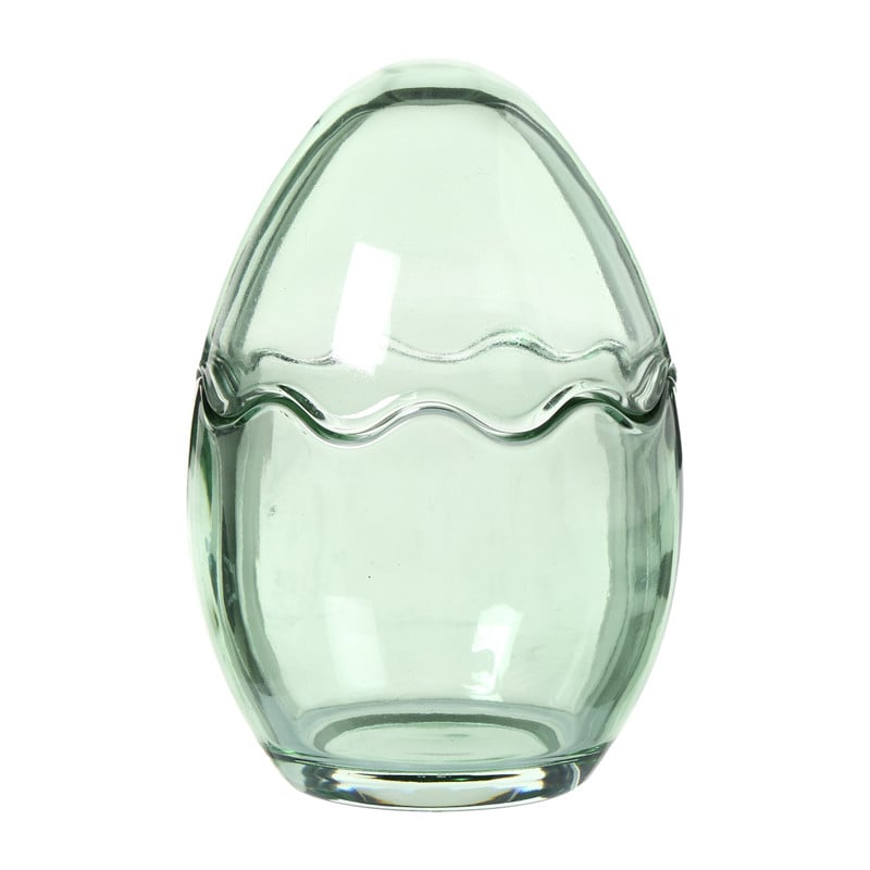 Beeldje ei in glas - multikleur - diverse varianten