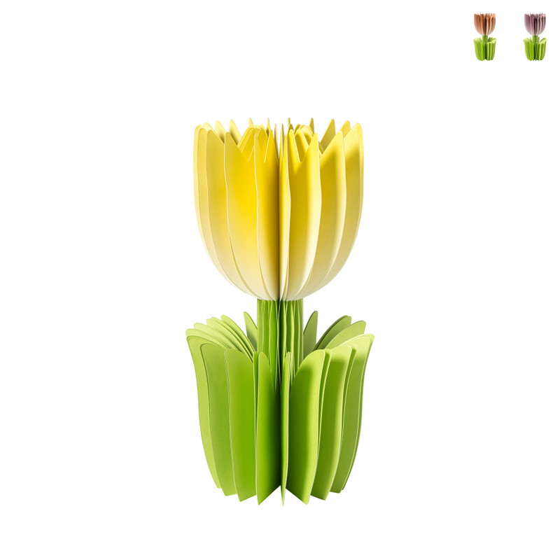 Paashanger tulp groot - papier - diverse varianten