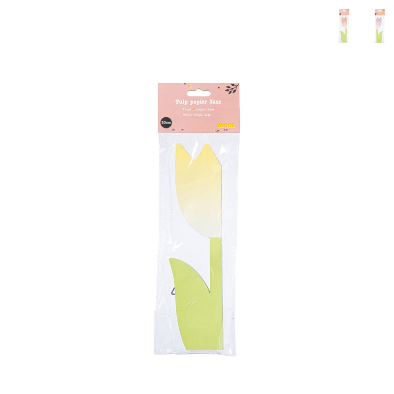 Paashanger tulp groot - papier - diverse varianten