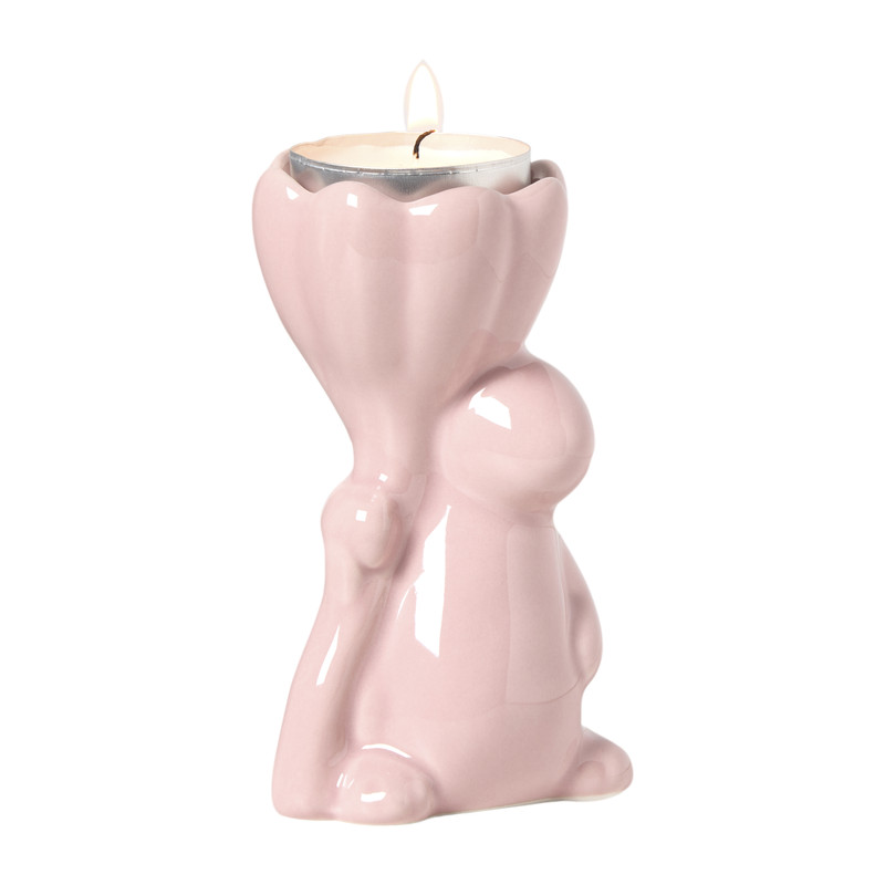 Waxinelichthouder paashaas - multikleur - diverse varianten