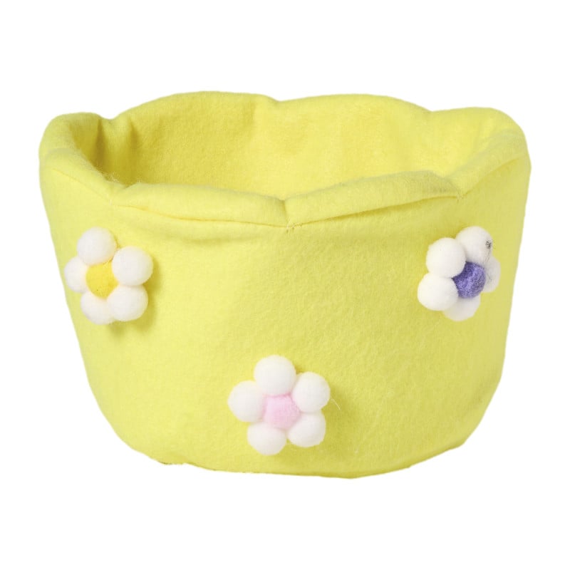 Mand bloem - diverse varianten - ø20x11 cm