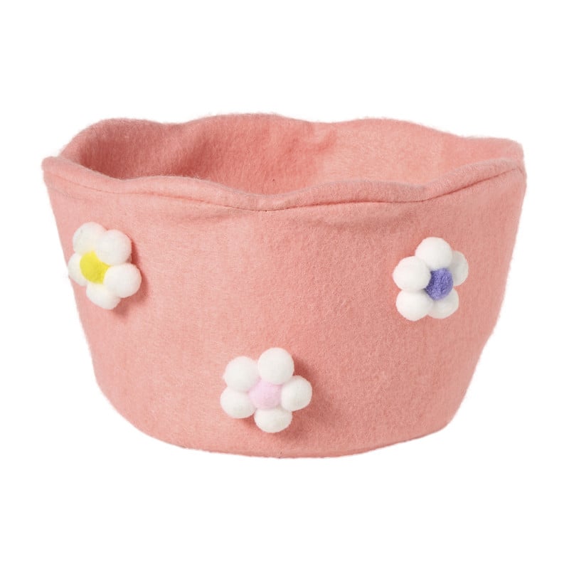 Mand bloem - diverse varianten - ø20x11 cm