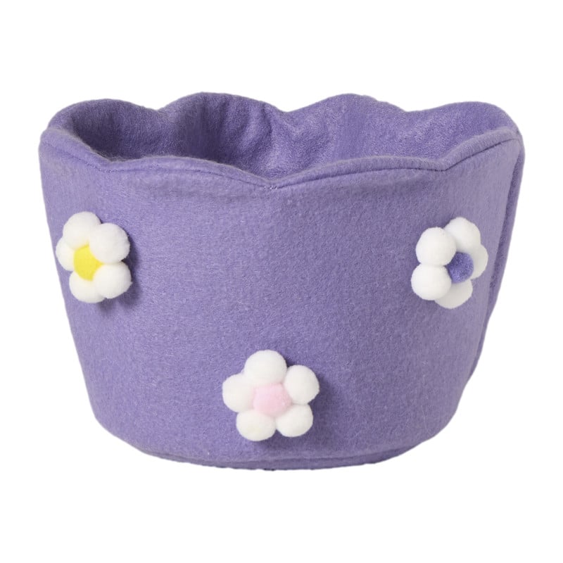 Mand bloem - diverse varianten - ø20x11 cm